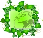 St. Patrickâs Day Three Leafed Clover Frame